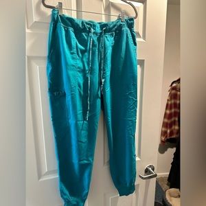 TEAL SCRUB JOGGERS